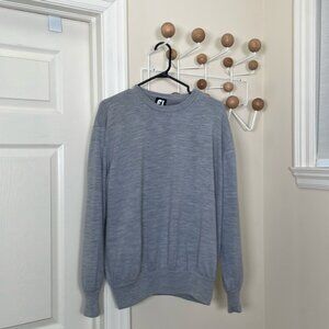 Footjoy - Casual Wool Sweatshirt w/ Lining - Grey - Large